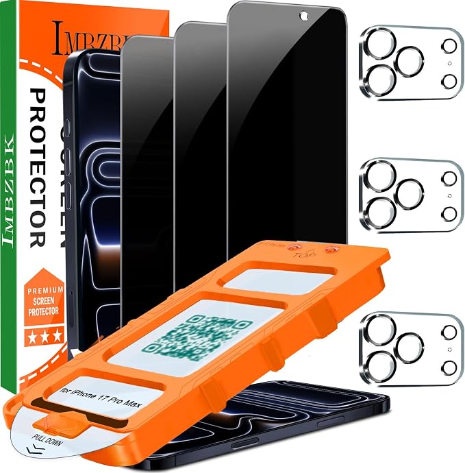 IMBZBK 3 Pack Privacy Screen Protector