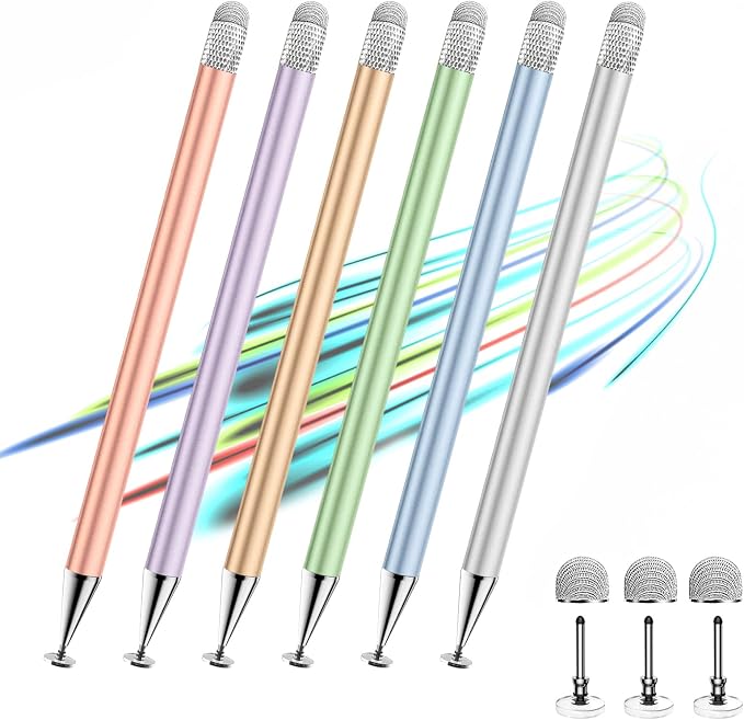 Stylus, Stylus Pen for Touchscreen, 2-in-1 Tip for Nintendo Switch | Disc &