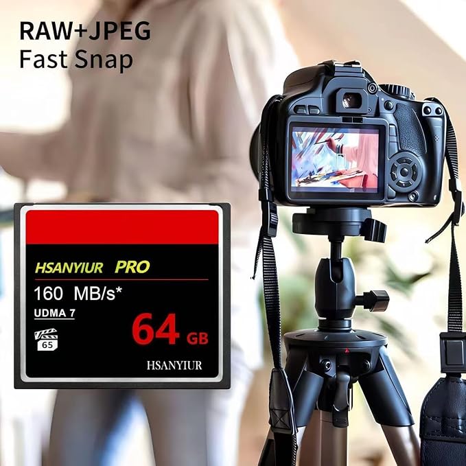 64GB UDMA High Speed, Original CF Card Camera Memory Card
