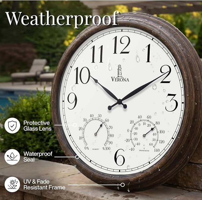 Large Outdoor Clocks for Patio