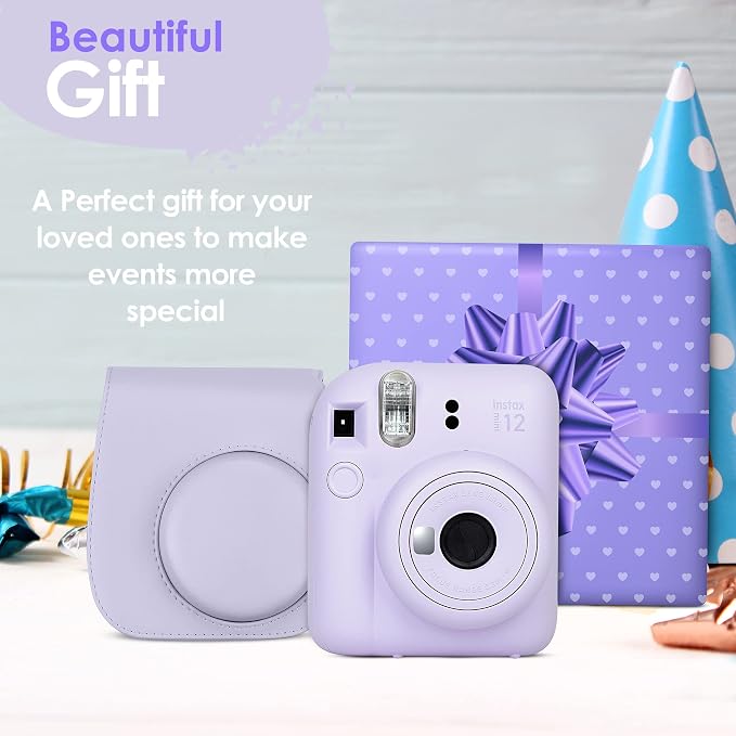 Fujifilm Instax Mini 12 Instant Camera Mint Green and Fuji Film Value Pack