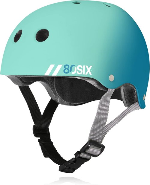 80SIX Triple Certified Multisport Helmet - Perfect for Biking, Scootering, Skateboarding & Roller Skating
