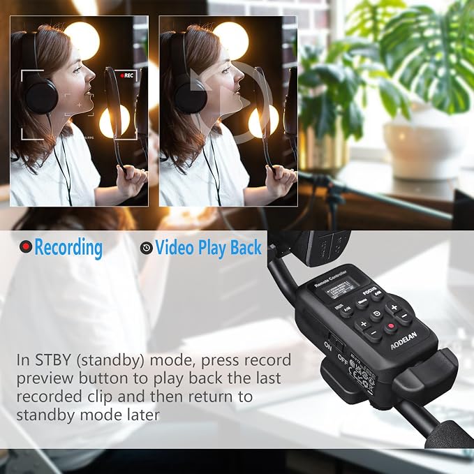 Upgraded Wireless Camcorder Remote Control Zoom Controller