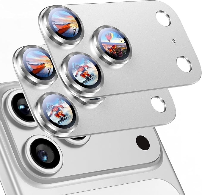 Uyiton Compatible with iPhone 17 Pro Max Camera Lens Protector