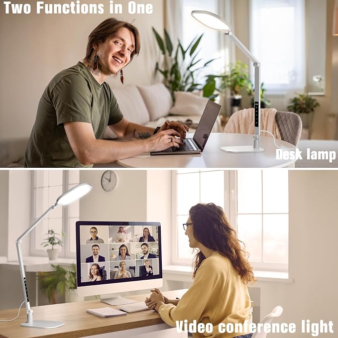 LitONES LED Desk Lamp for Home Office, 15W Desk Light