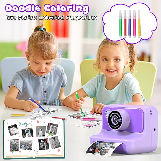 Kids Camera Instant Print, Christmas Birthday Gifts