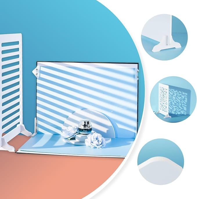 Meking 4PCS Product Photography Props Light and Shadow Boards 16 * 11inch