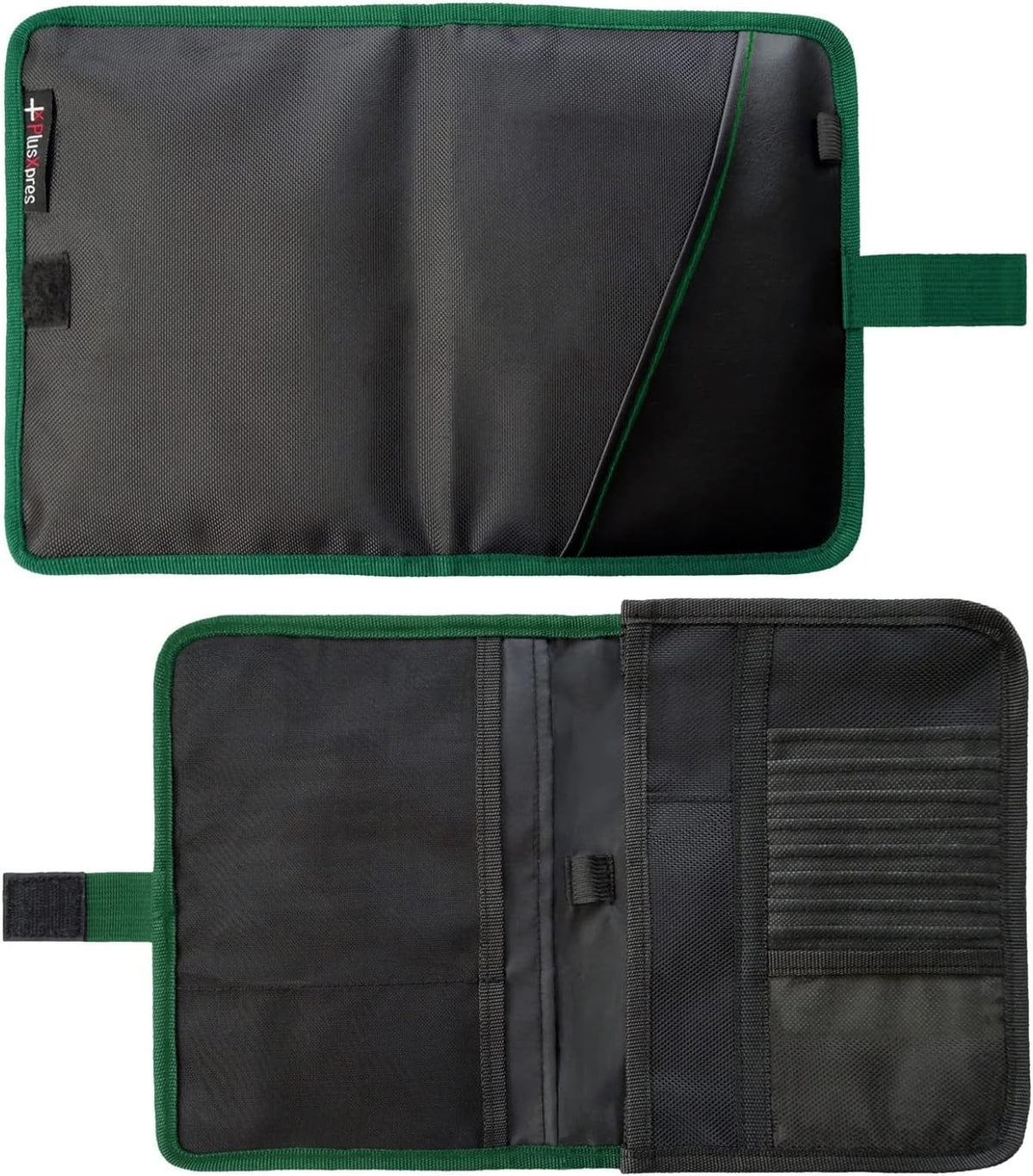 PlusXpres Glove Box Compartment Organizer - Car Document Holder - Green