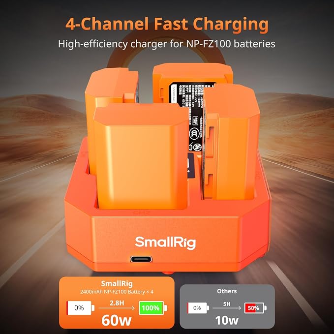 SmallRig NP-FZ100 4-Slot Charger