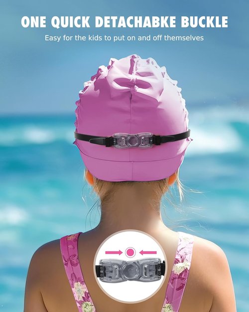 Aegend Kids Swim Goggles - 2 Pack + Polarized Lens for Clear Vision | Comfortable Fit
