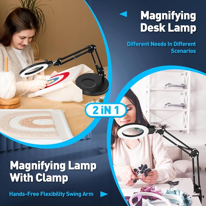 KIRKAS 12X Magnifying Glass