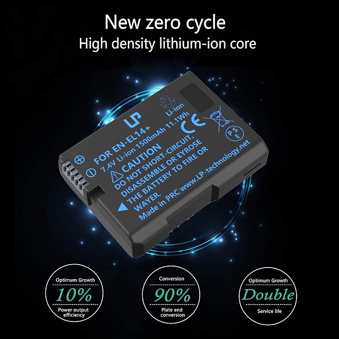 LP EN-EL14 / EN-EL14a Battery 1500mAh