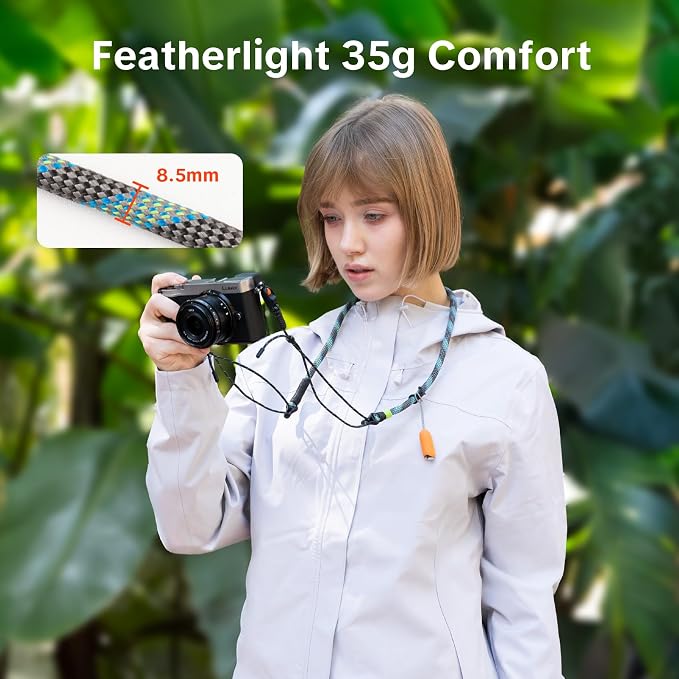 PGYTECH Camera Shoulder Strap Slim Outdoor Style, Adjustable 32.2-53.5in Quick