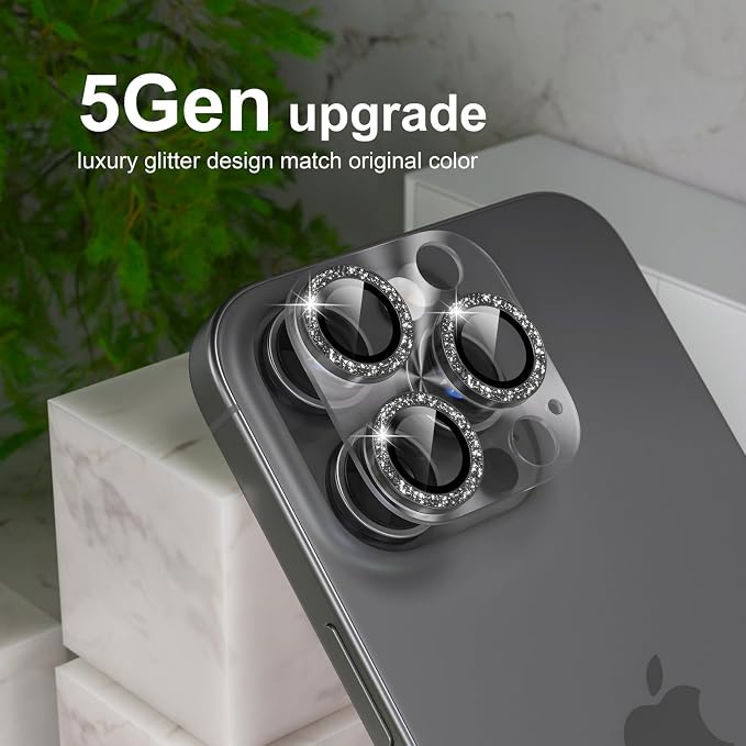 Choiche Compatible for iPhone 16 Pro/iPhone 16 Pro Max Camera Lens Protector
