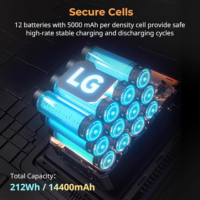 SMALLRIG V Mount Battery VB212, 212Wh / 14400mAh V Mount Battery