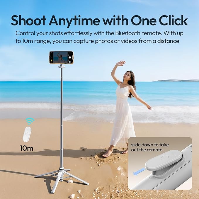 ULANZI Automatic Phone Tripod, MT85 Auto-Open Tripod