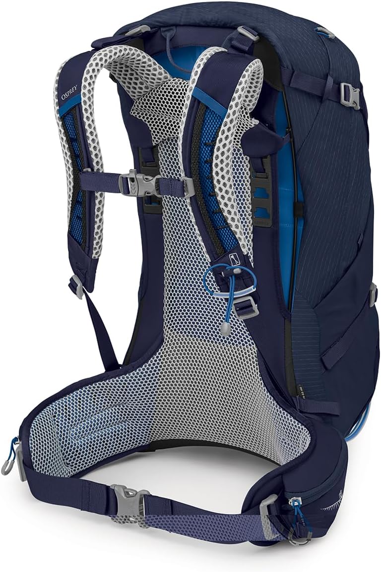 Osprey Stratos 34L Men's Hiking Backpack - Lightweight & Durable | Cetacean Blue