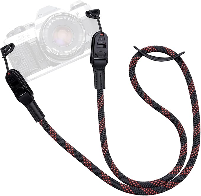 VKO Camera Strap Rope, Quick Release Vintage Cute QD Nylon Neck Shoulder Straps