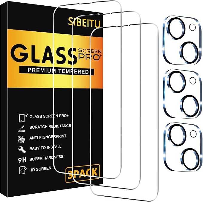 SIBEITU 3 Pack Screen Protector