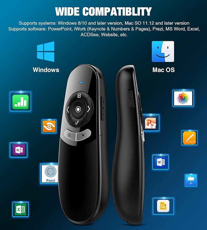 Presentation Clicker for TV LED LCD Screen Digital Presentation Clicker w