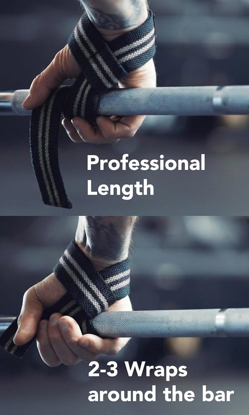 Fitgriff® Lifting Wrist Straps - Premium Cotton & Padded Support for Weightlifting | Gym & Deadlift
