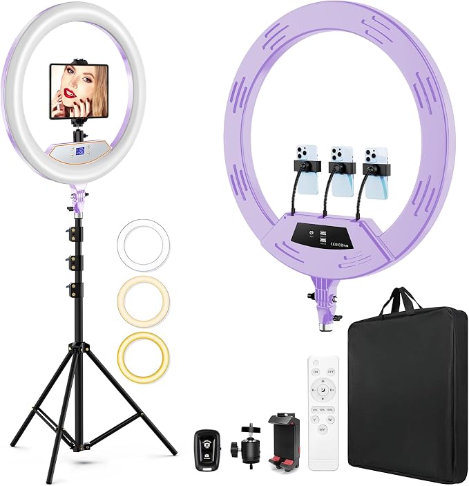 22"Ring Light with Stand, Ring Light Tripod
