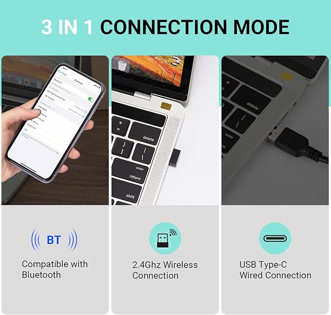 Tera 1D 2D QR Barcode Scanner Wireless