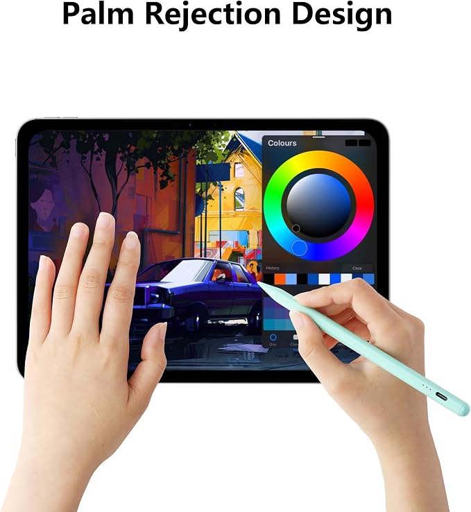 Stylus Pen for iPad A16 11th 10th 9th 8th 7th 6th Generation, iPad Pro 12.9 11