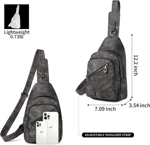 FALAN Mule Sling Bag - Trendy Leather Crossbody Bag for Women | Perfect for Travel & Everyday Use