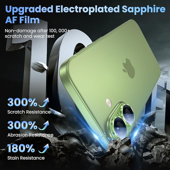 Uyiton Compatible with iPhone 17 Camera Lens Protector