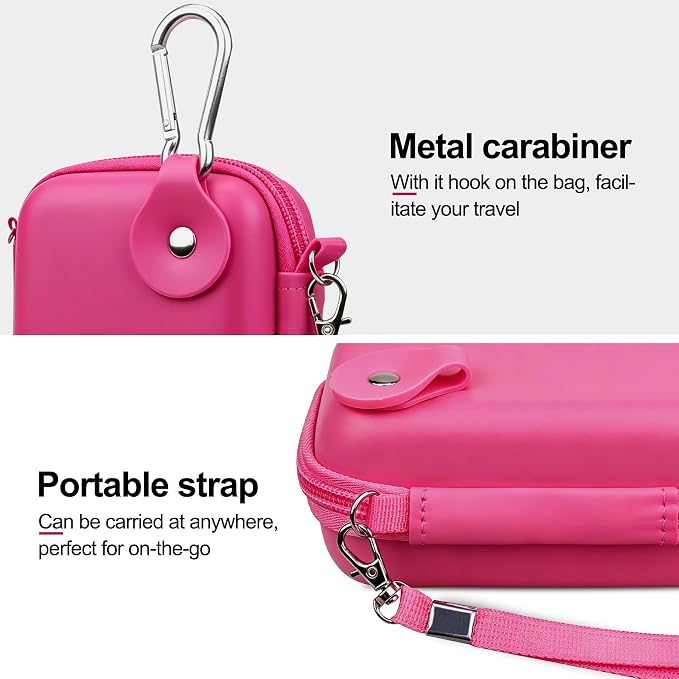 Lacdo Camera Carrying Case for Canon PowerShot ELPH 360/200/185/180/190/350
