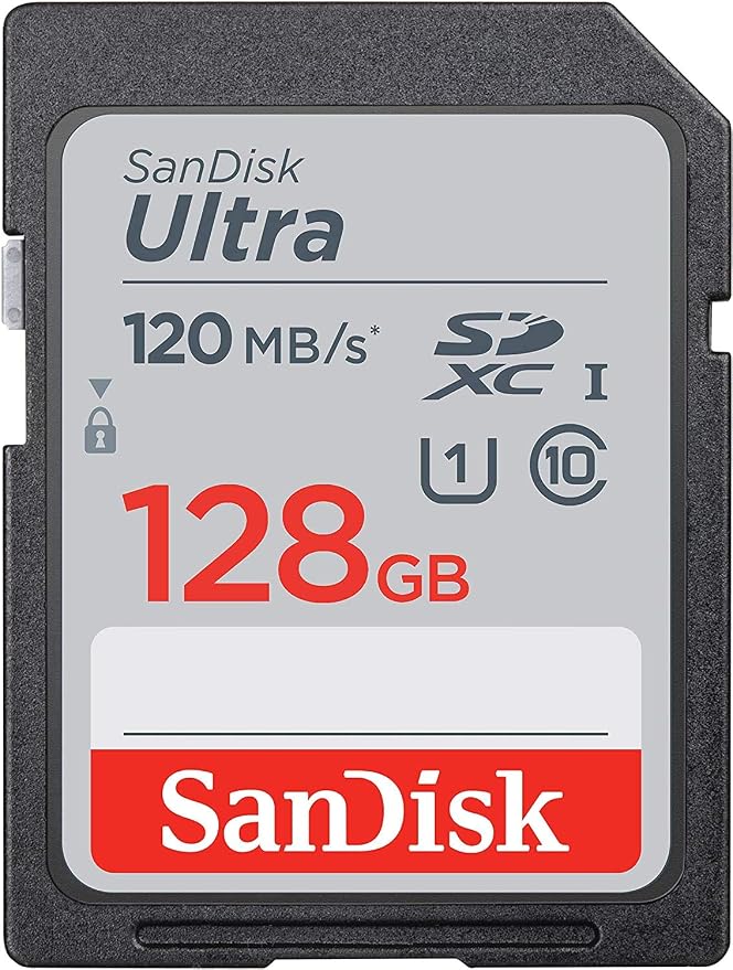 SanDisk 128GB SD Ultra Memory Card