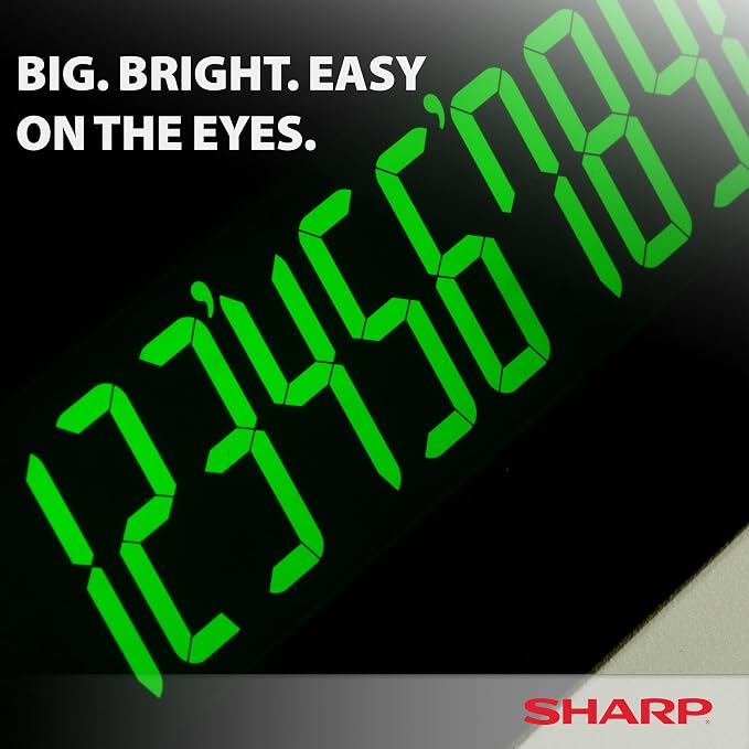 Sharp EL-1197PIII Heavy Duty Color Printing Calculator