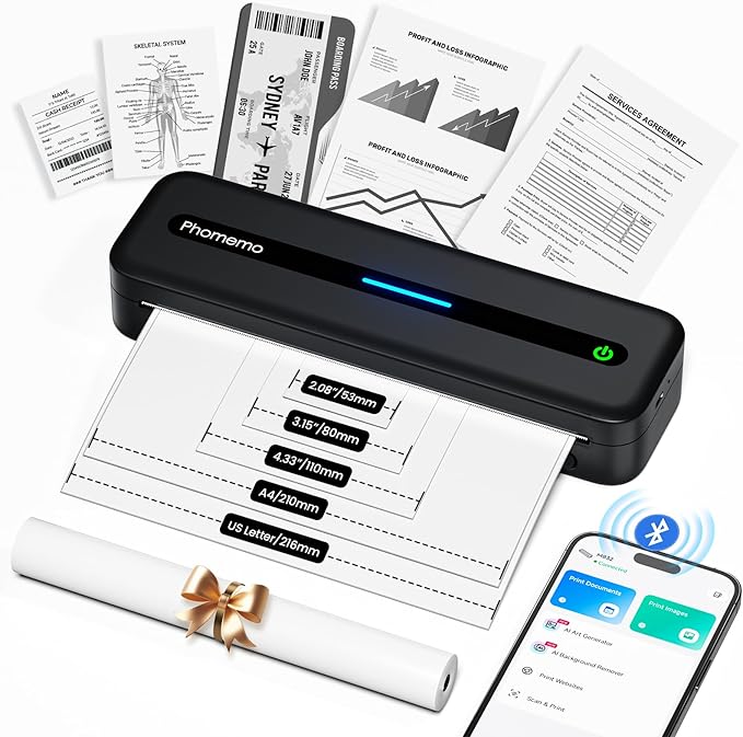 Phomemo Portable Printers Wireless