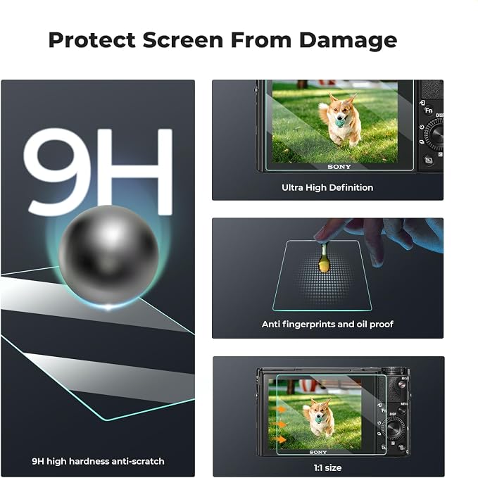 K&F CONCEPT 3pcs Screen Protector Compatible
