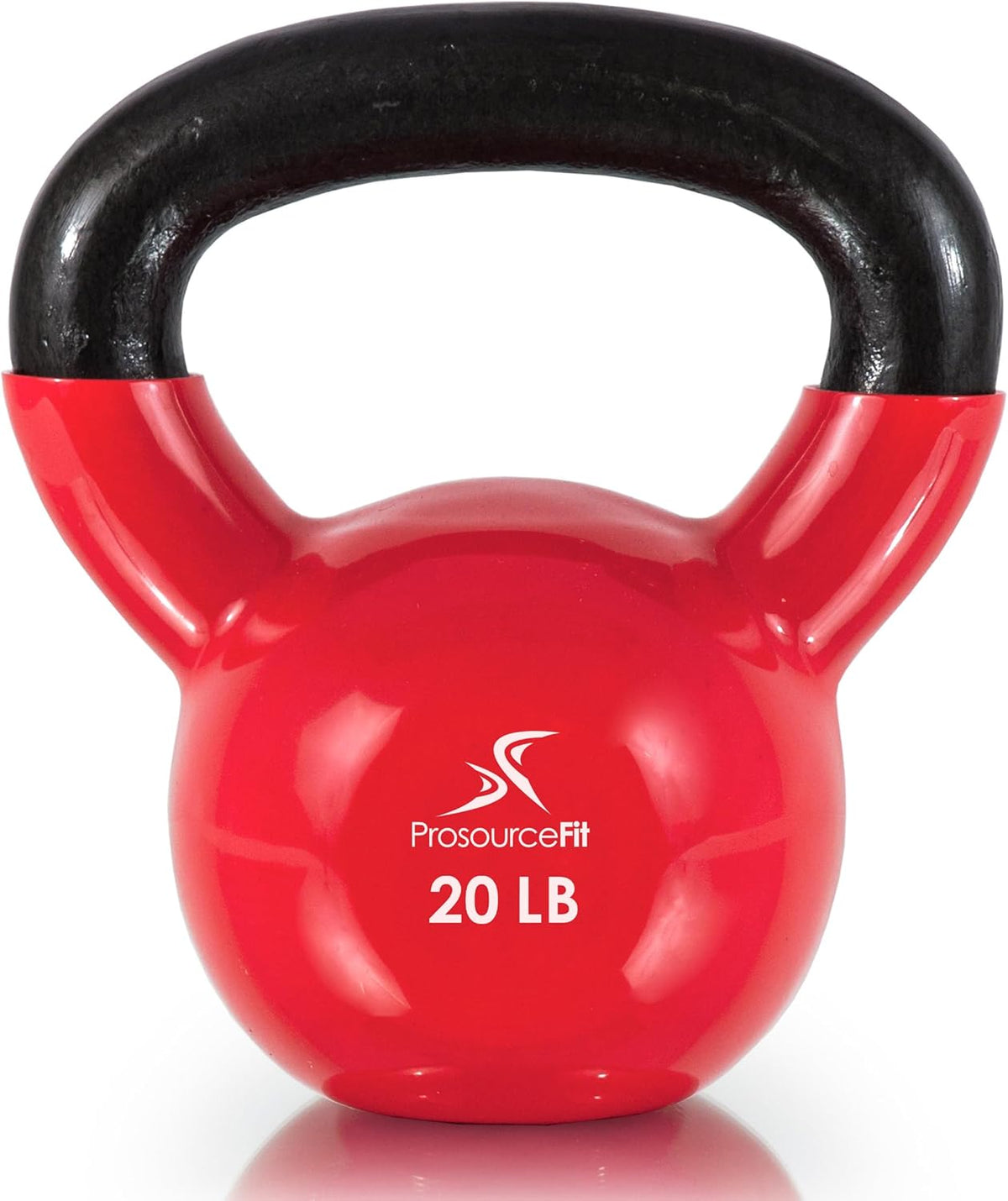 ProsourceFit Kettlebells - Vinyl Coated Cast Iron for Full Body Fitness Workouts | Durable & Versatile