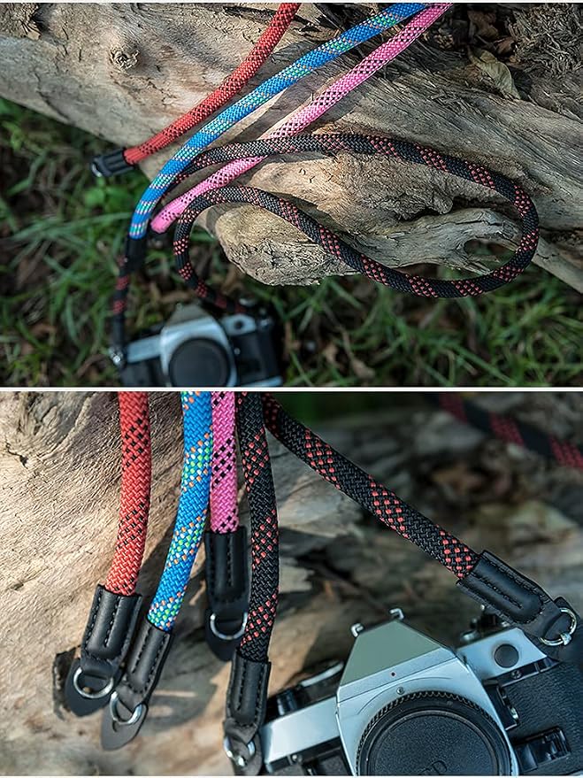 Camera Strap Vintage 100cm Nylon Climbing Rope Camera Neck Shoulder Strap