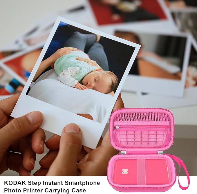 Elonbo Carrying Case for KODAK Step Instant Smartphone Photo Printer, Portable