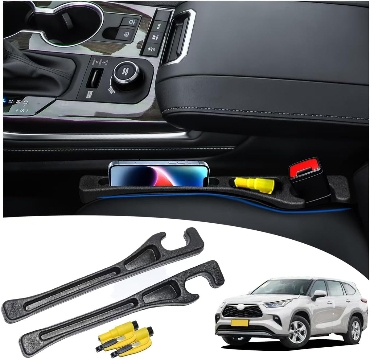 【Compatible with Toyota Highlander 】 Car Seat Gap Filler