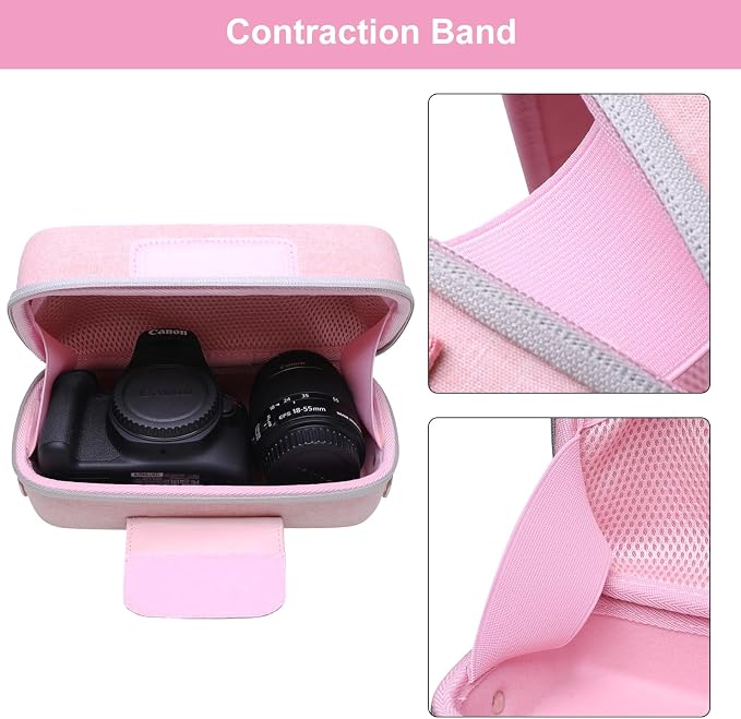 LTGEM Camera Case for Canon EOS Rebel T7 / R50 / R100 / R50 V / T6 / R8 / R10 /