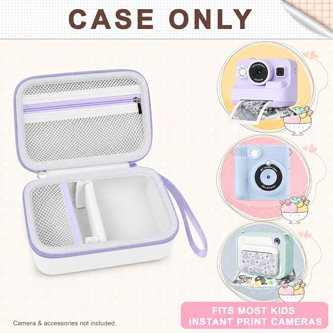 kids Instant Print Camera Case Compatible