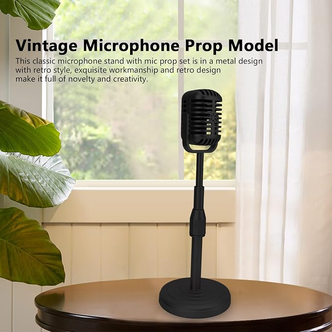 Vintage Microphone Prop Model