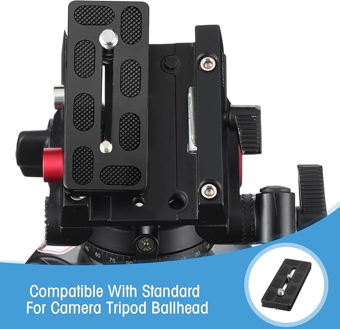 Frienda 2 Pieces Metal Quick Release Plate