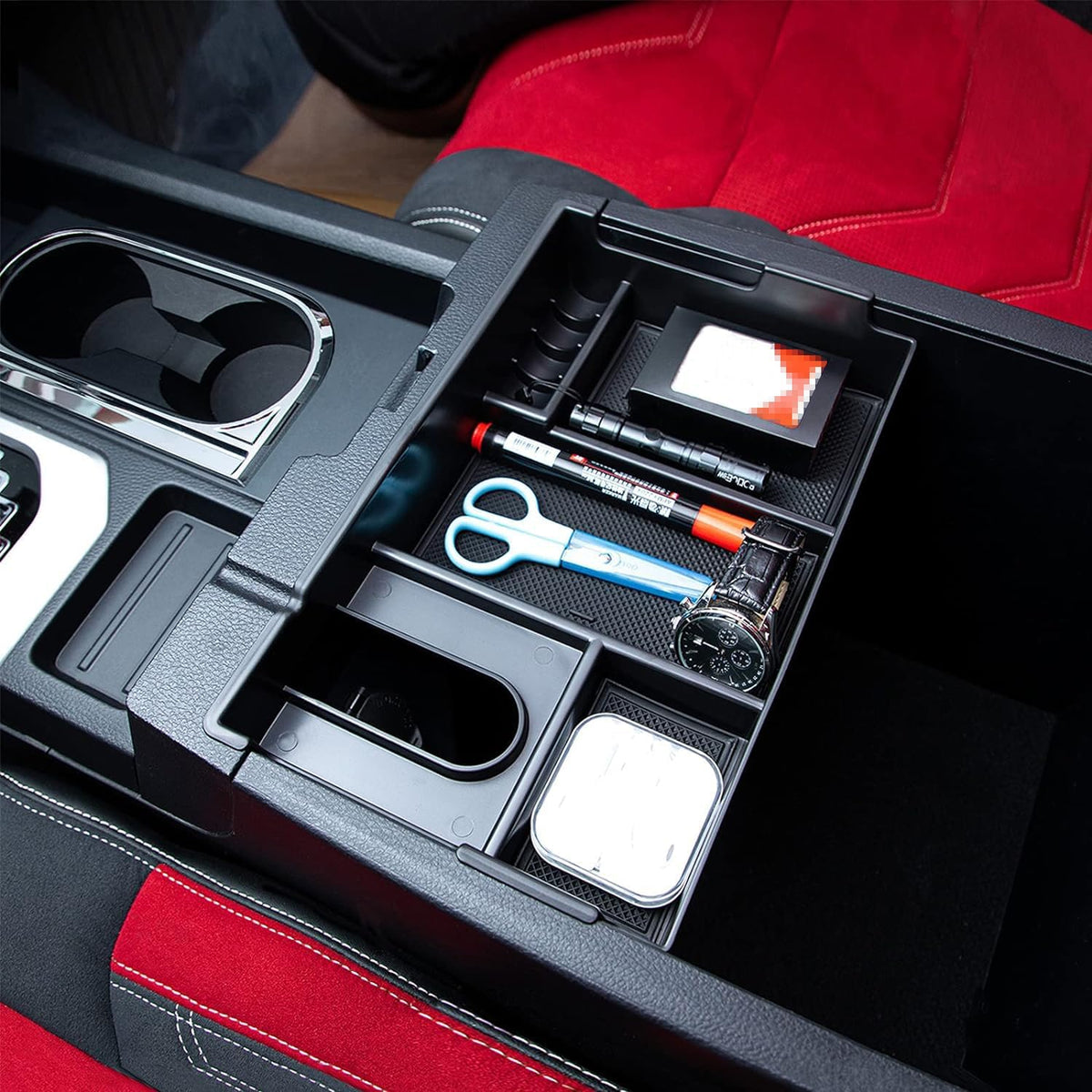 JDMCAR Center Console Organizer for Toyota Tundra 2007-2021 Accessories
