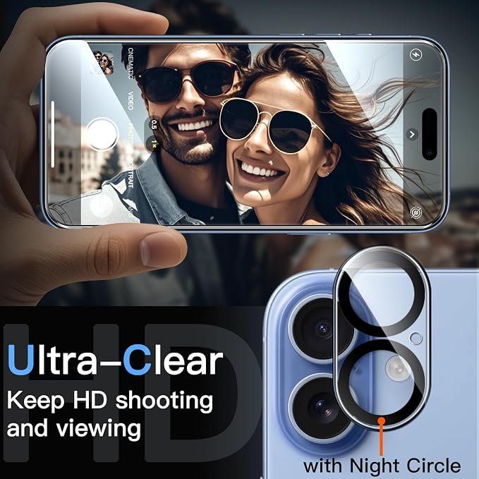JETech Screen Protector for iPhone 17 6.3-Inch