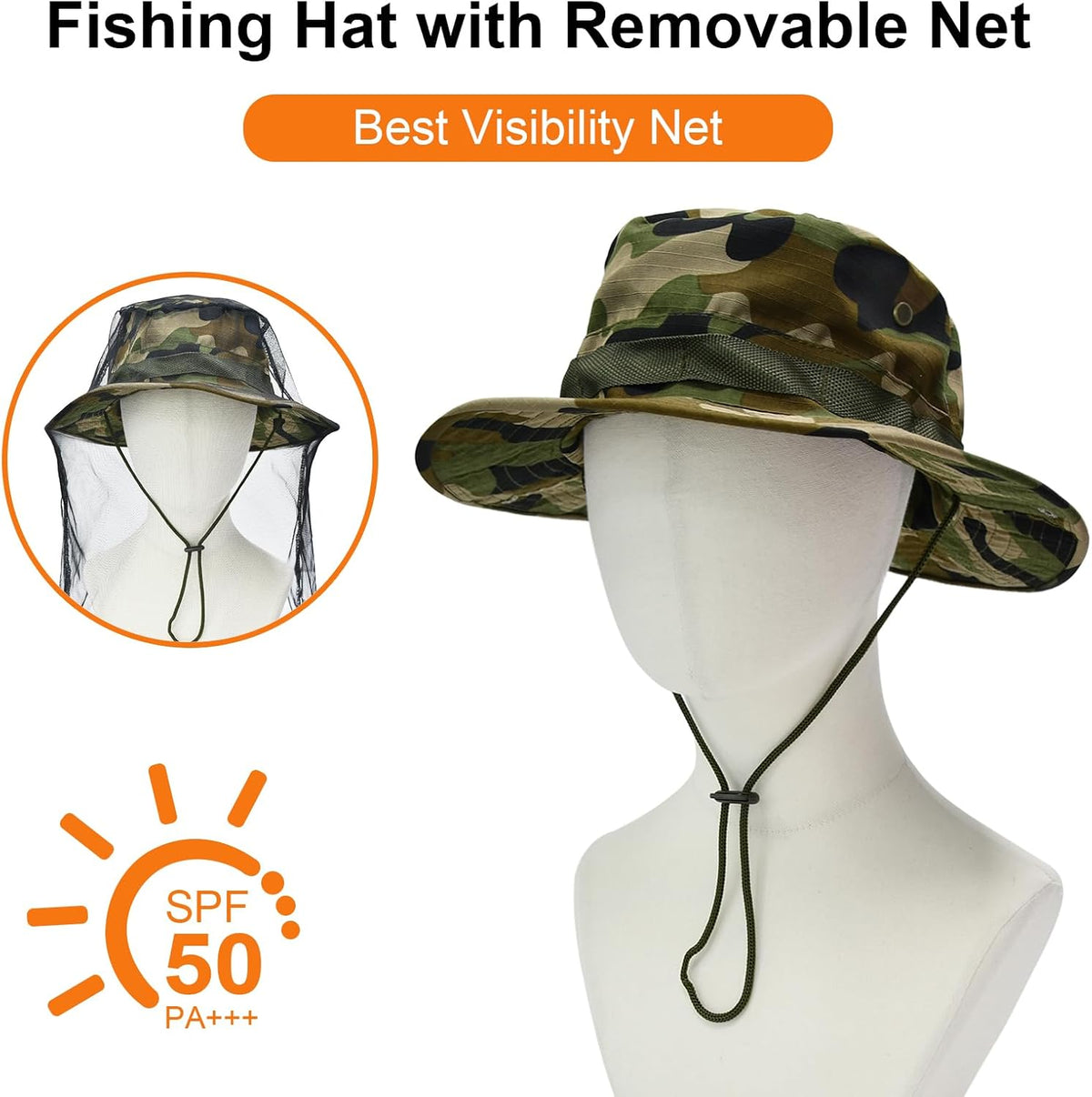 Skiennix Bucket Hat - UPF 50+ UV Protection for Men & Women | Foldable for Hiking & Beach