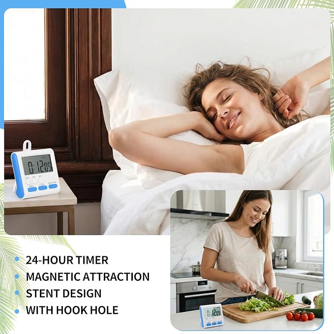 Mudder 3 Pack Digital Kitchen Timer