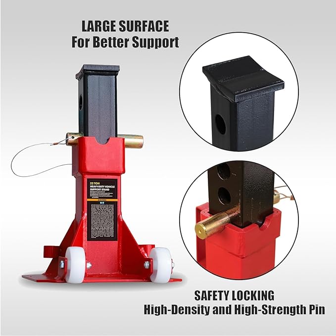 Big RED Car Jack Stands