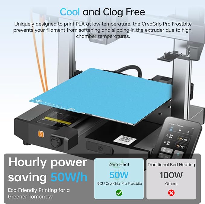 BIQU CryoGrip Pro Frostbite for Kobra 3 Combo 3D Printer 250x250mm Cold Build