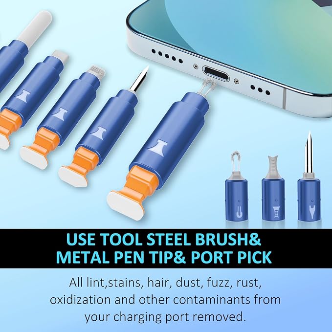 iPhone Cleaning Kit iPhone Cleaner, Phone Charging Port Cleaning, Cell Phone